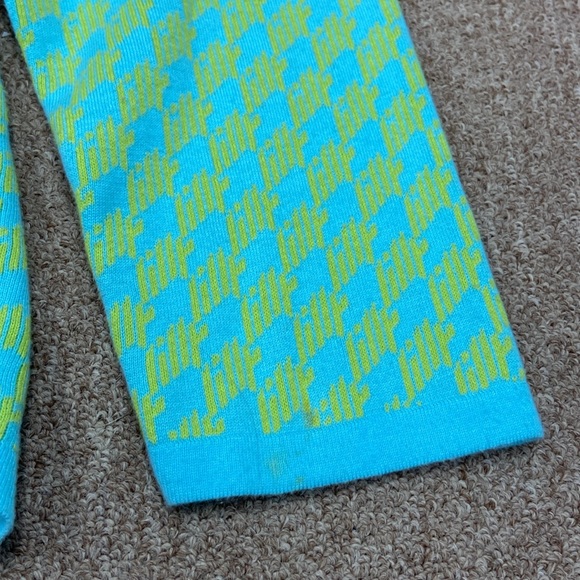 Lilly Pulitzer green and blue houndstooth cardigan - size Large - Picture 8 of 10